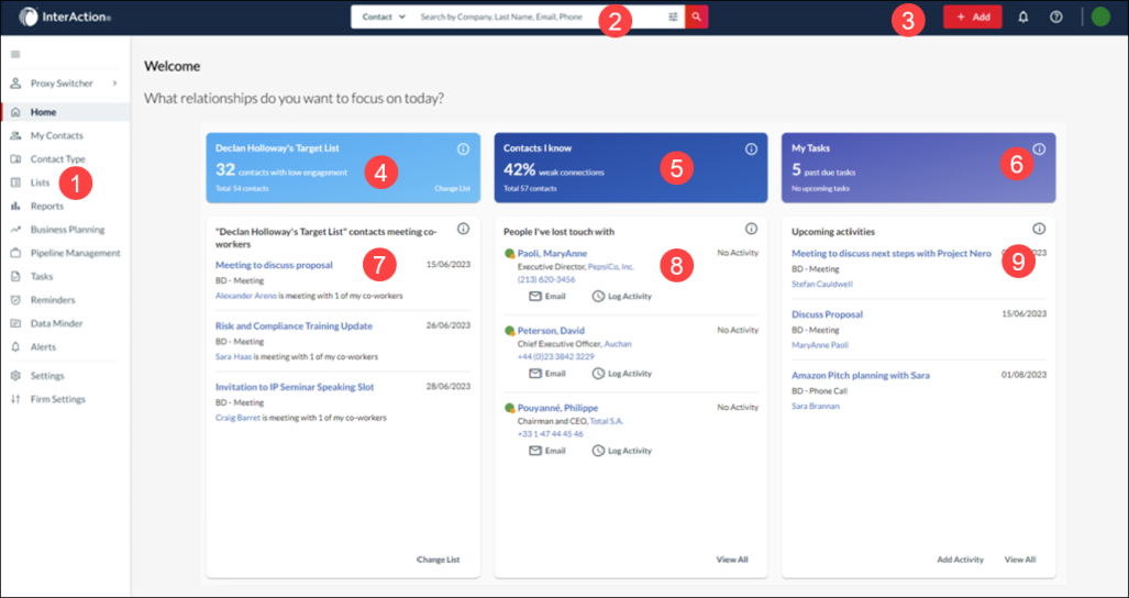Navigating InterAction+™ Home – InterAction+ Hybrid
