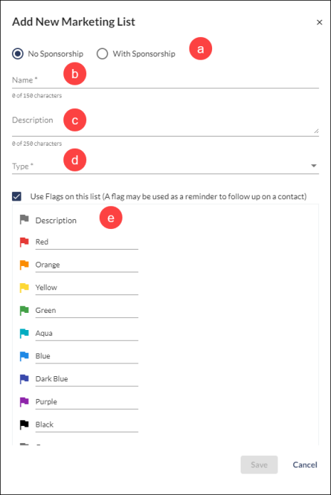 Creating a Marketing List – InterAction+ Hybrid